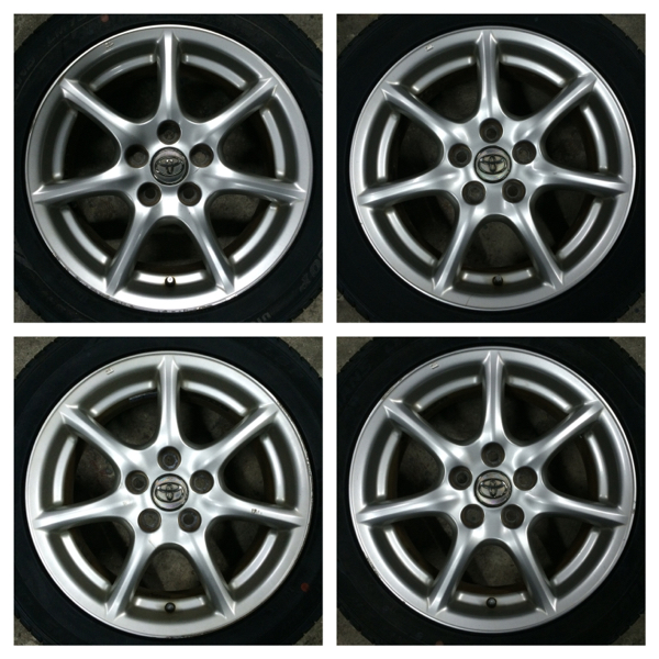 エスティマ純正 17インチ ルマンLM704 バリ山 215/55R17 4本2015