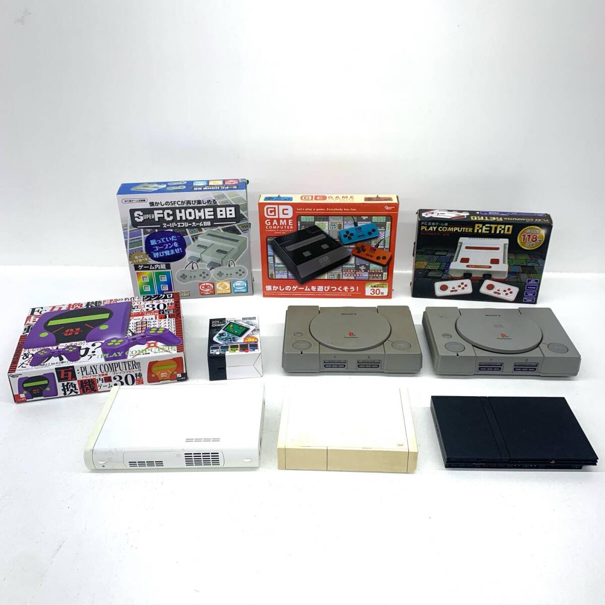 中古・ジャンク品】PS1 PS2 Wii WiiU SUPER FC HOME88 GCGAME GAME Arc