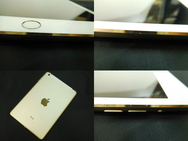 中古】iPad mini 3 セルラー 16GB MGYR2J ゴールド au 制限○ Apple