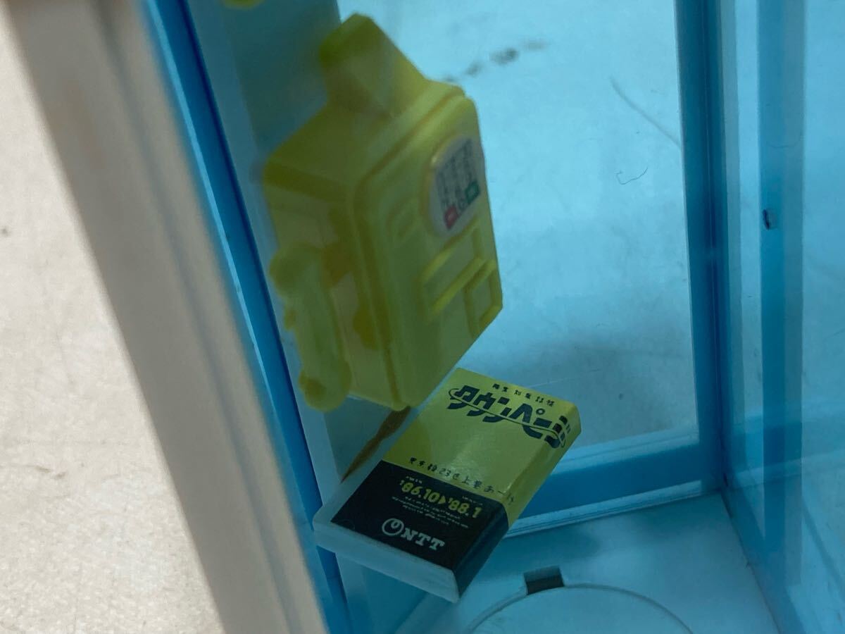 管理1353 -1 当時物 テレホンボックス 貯金箱 公衆 電話ボックス 日本電信電話公社 ミニチュア 模型 フィギュア 昭和 レトロ インテリア_5