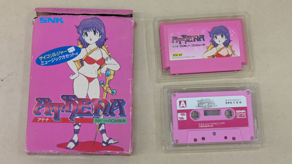 ◎D146/中古!! FC ファミコンソフト 【ATHENA アテナ】/ミュージック