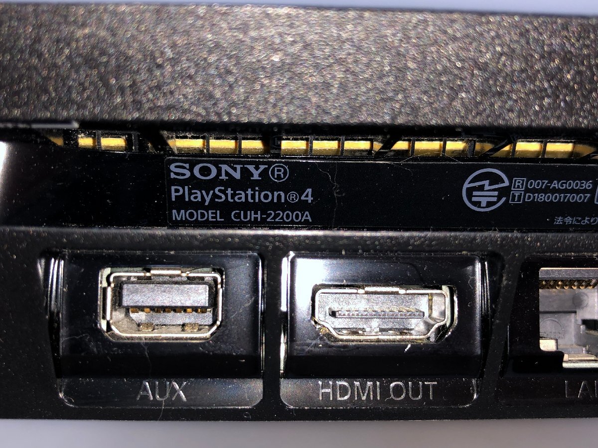 SONY PlayStation4 【ジャンク・現状品】 CUH-2200A ジェットブラック 本体のみ ソニー プレステ4 動作不良/不明/難有り等 [298-0411-2T3]_4