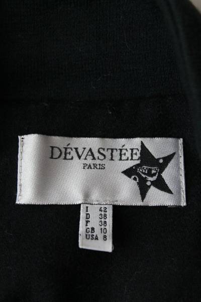 DEVASTEE◆MA-1ブルゾン/42/ウール/BLK