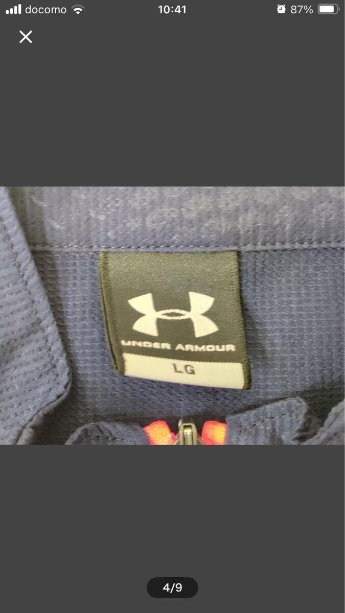 アンダーアーマー薄手ジャージ素材トレーニングウェア上下セットハーフパンツ_3