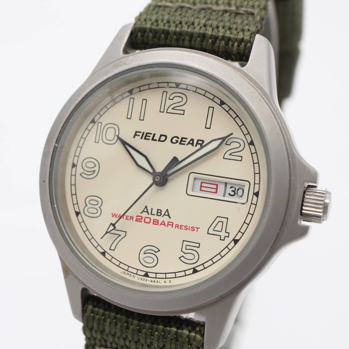 SEIKO セイコー】 ALBA アルバ FIELD GEAR フィールドギア V333-6A20