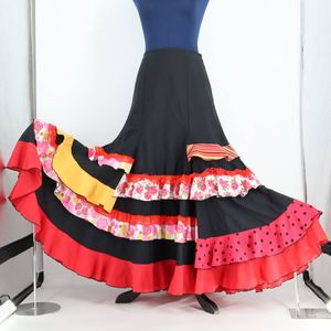 『送料無料』【フラメンコ衣装】ブラック アトリエ貴美恵 ファルダ スカート ボランテ フ