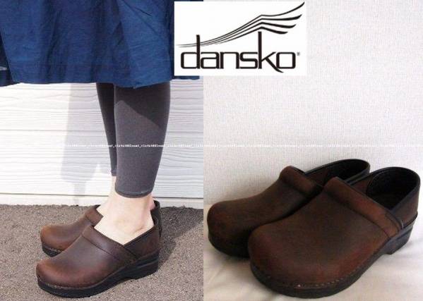 美品　dansko ダンスコ　プロフェッショナル　オイルドレザー　37 茶 美品danskoダンスコ☆プロフェッショナル オイルドレザー37☆茶 【公式