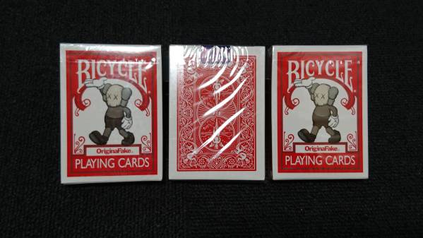 Bicycle BICYCLE Original Fake Kaws Cards Playing トランプ