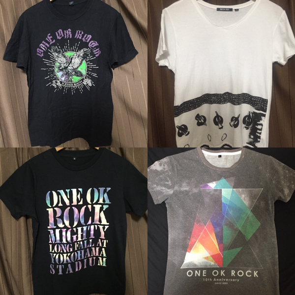 激レアONE OK ROCK Tシャツ4枚海外ツアー 35XXXV ワンオクロック