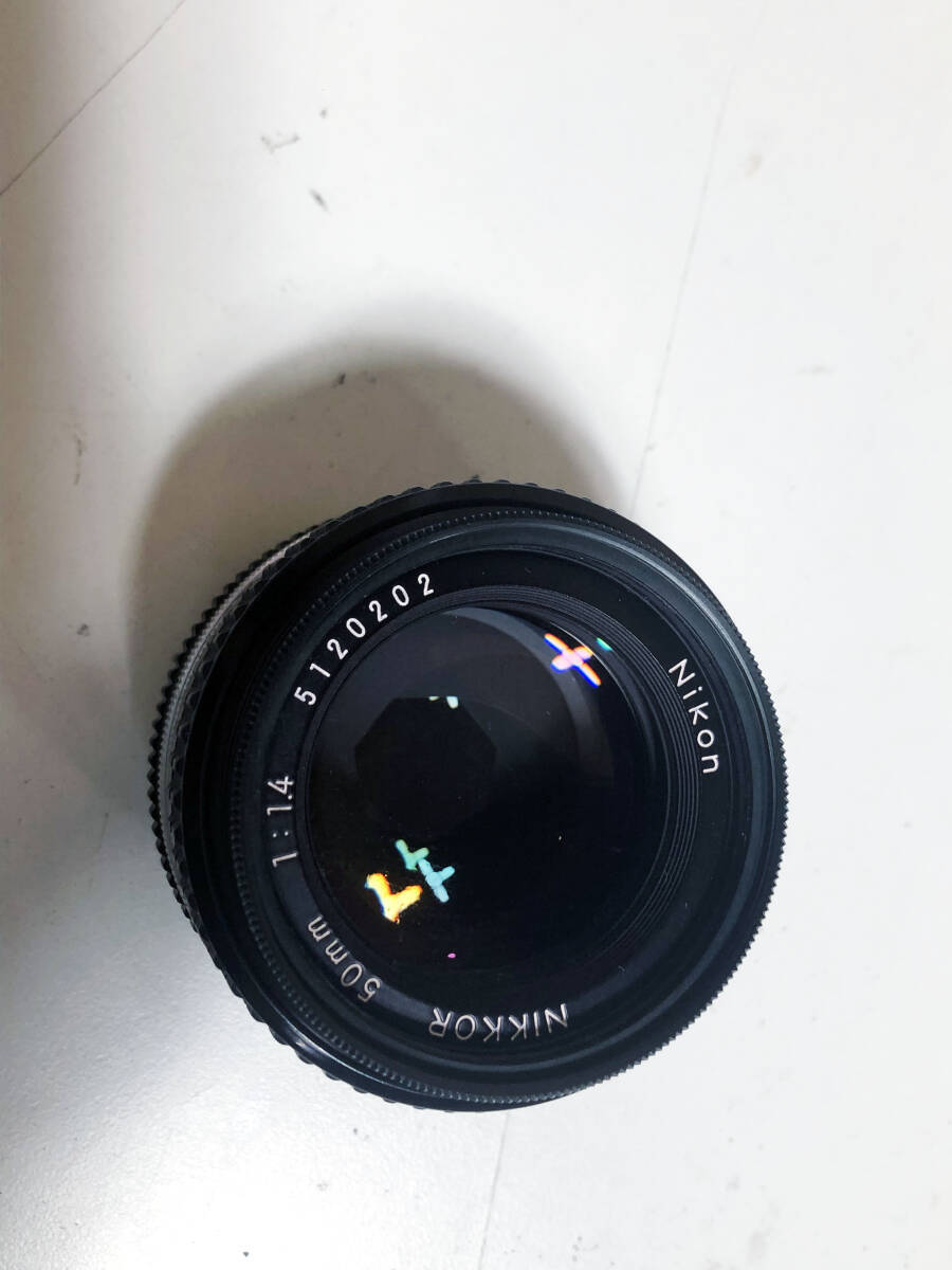 ジャンク扱い品 中古★Nikon F2 フォトミックAS 一眼レフ フィルムカメラ + レンズ NIKKOR 50mm 1:1.4【Nikon F2 フォトミックAS】EURK_9