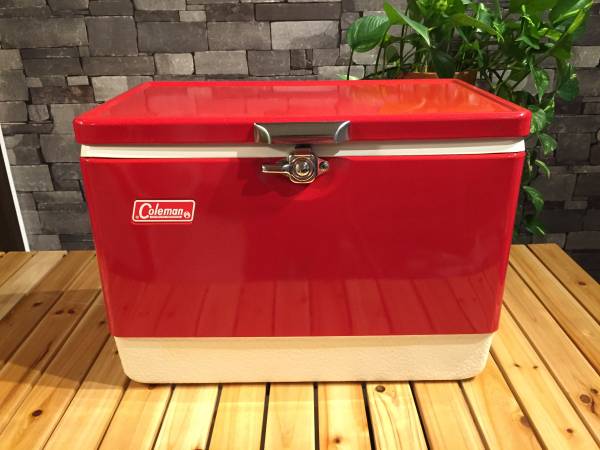 ビンテージ 68's /コールマンクーラーボックス/希少レッド28QT