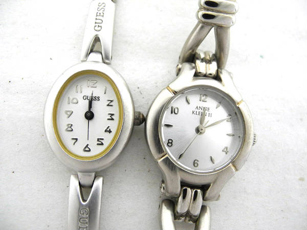 1円 ジャンク品 アンネクライン フォッシル他 腕時計 計4点CP944