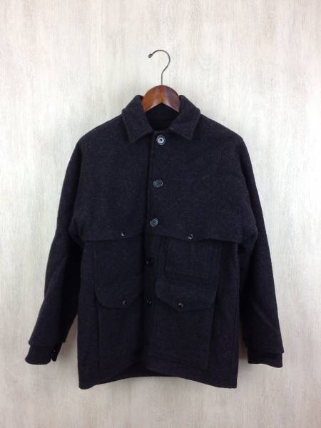 FILSON◆ジャケット/36/ウール/BLK/無地