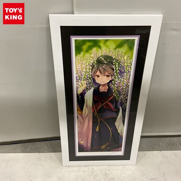 なつめえり　皐月の約束　版画　アールビバン　ミクスドメディア　25部限定 1円〜 同梱不可□ 箱無 アールビバン なつめえり 皐月の約束 9/25 版画