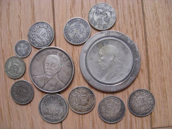 PCGS 中国古銭 | $1 AU 中国銀貨 中華民国二十二年 ジャンク 孫