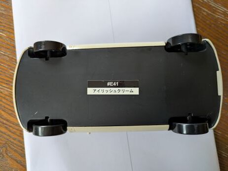 日産 マーチ K12 ミニカー カラーサンプル 色見本 　E41　アイリッシュクリーム　非売品_4