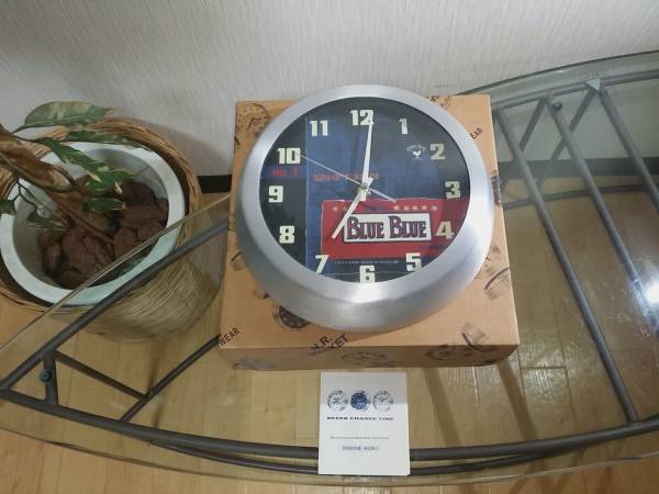 ハリウッドランチマーケット BLUE BLUE 壁時計 希少！ハリウッドランチ