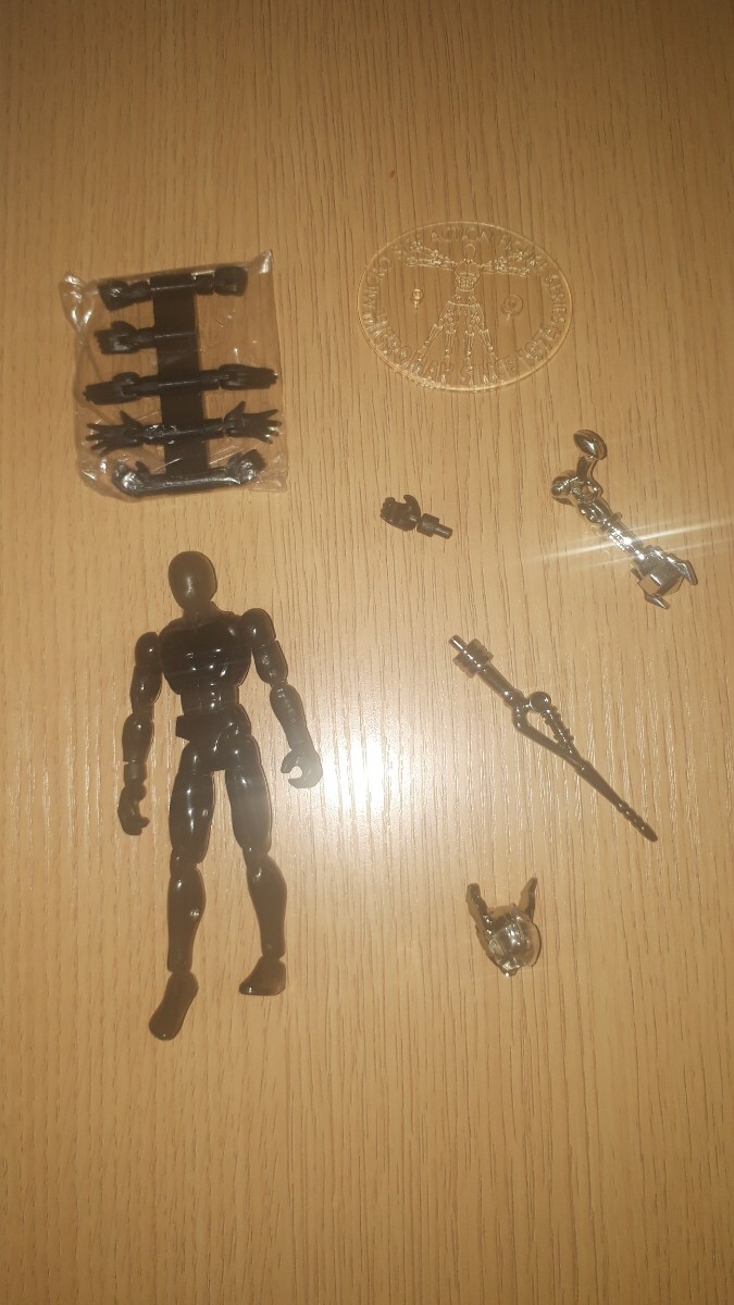 ミクロマン マテリアルフォース 男性素体 オブシディアン 初期パック ショップ限定 フィギュア　中古品　ジャンク 　送料込　おまけ付き_5