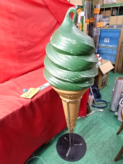 QY-63/ソフトクリーム看板 ディスプレイ HoneyTop ハネートップ 高さ