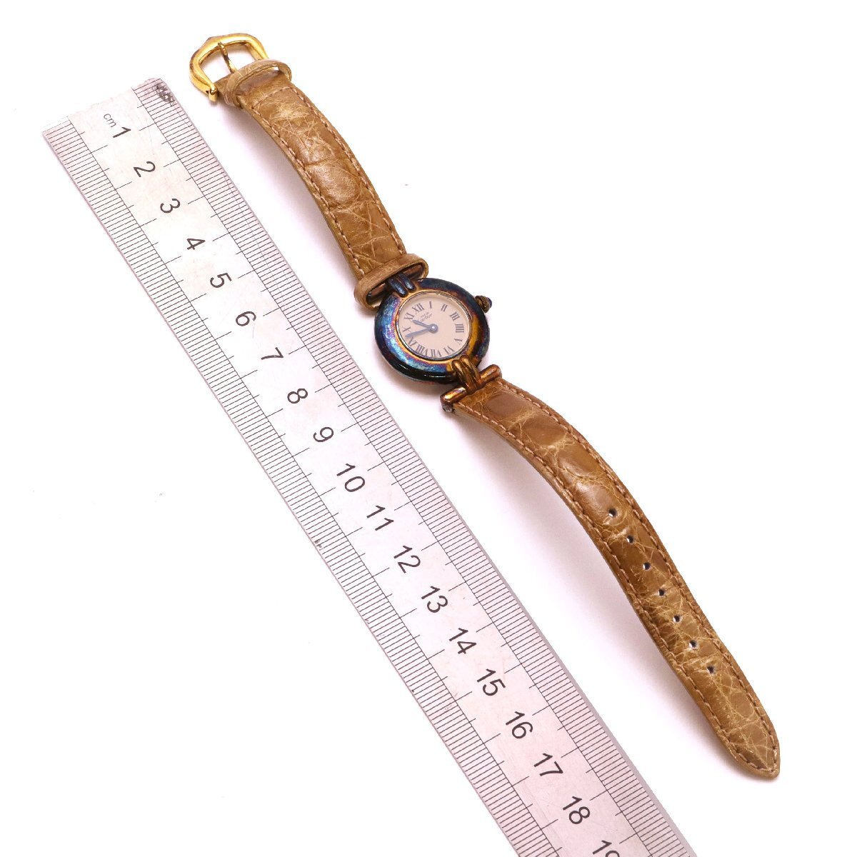 ジャンク時計☆Cartier カルティエ 腕時計 マストコリゼ ヴェルメイユ
