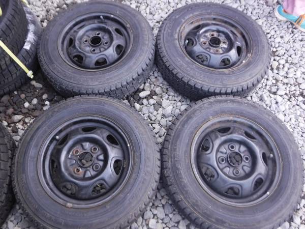 送料安! カローラ/ヴィッツ等 トヨタ純正ホイル ゼア 155/80R13