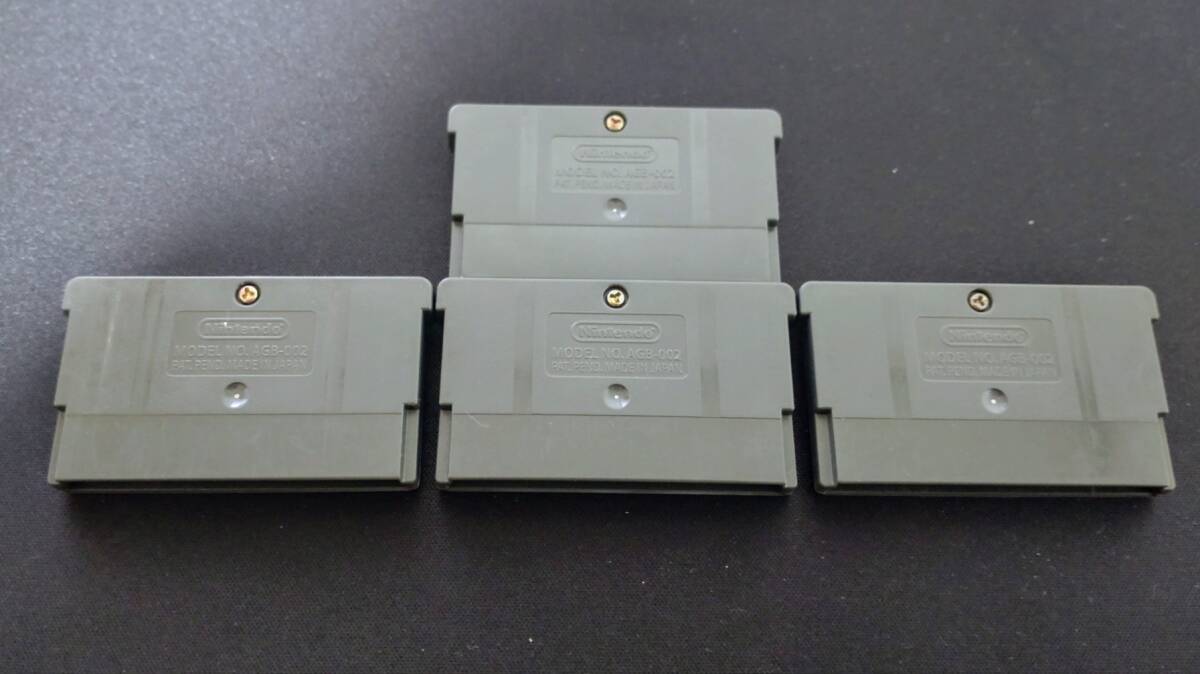 ◆GBA ゲームボーイアドバンス ロックマンエグゼ2 3 BLACK ＆マリオカートアドバンス セット 電池交換済_3