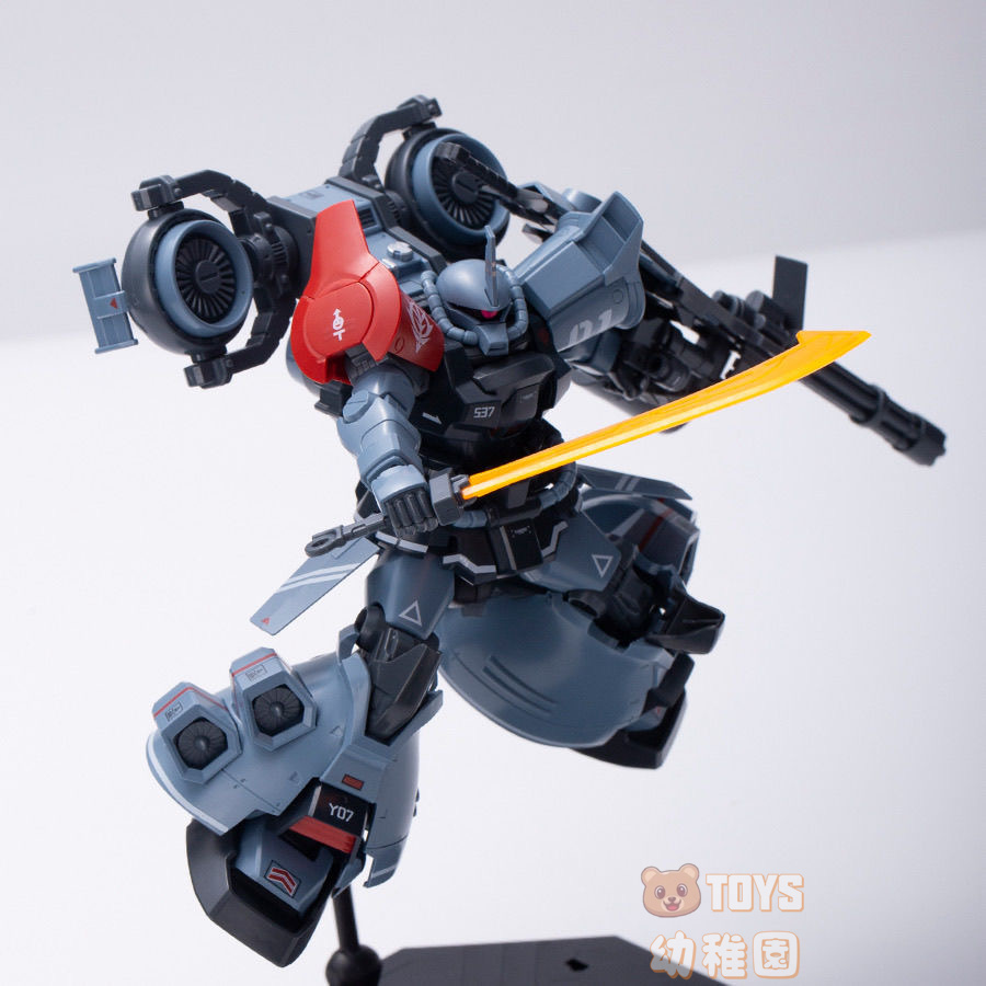 引力模型×楊梅工房】1/144 HG グフ・フライトタイプ 空中戦バック
