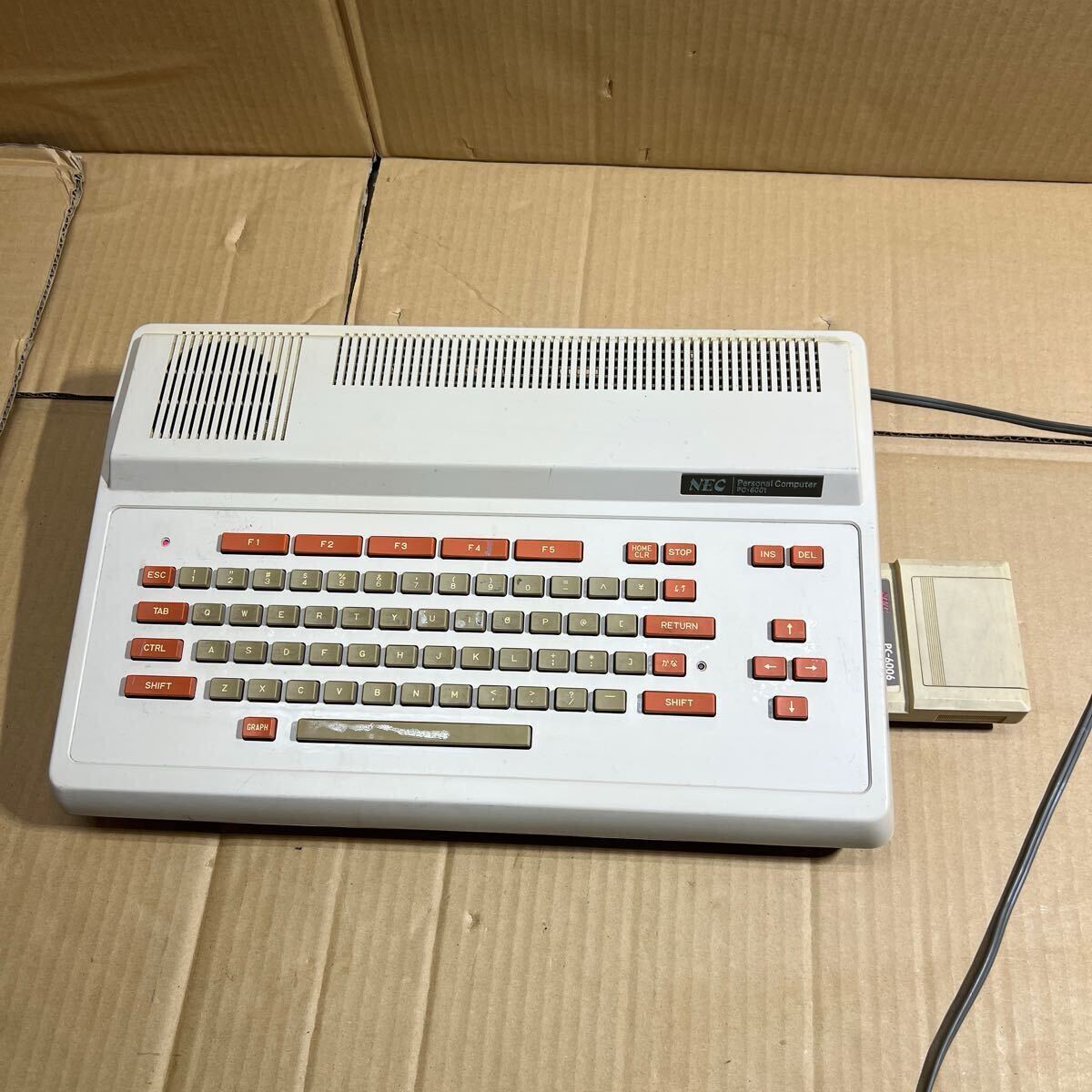 17 ゆうパック着払い発送 中古品 通電確認のみ NEC PC-6001 ROM/RAM