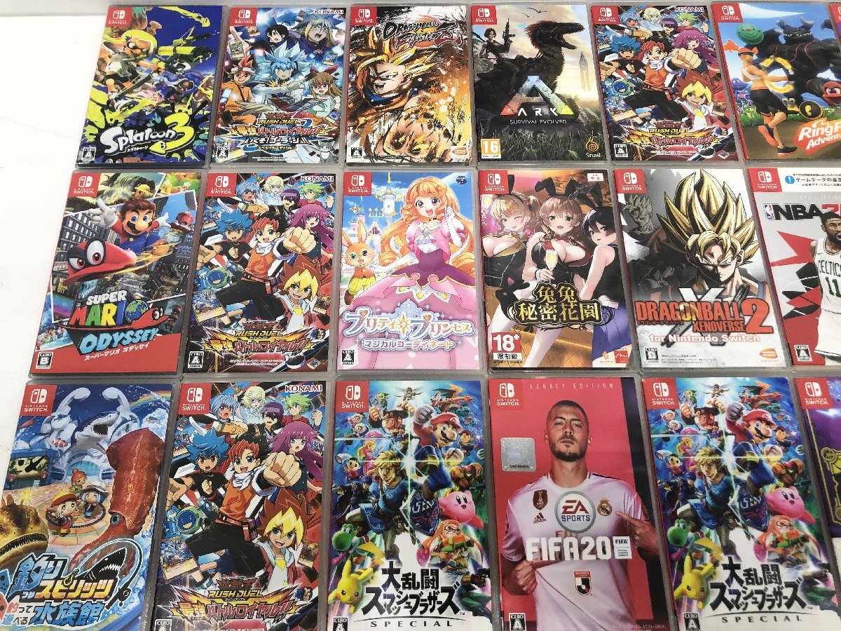 ◇【12】ジャンク品 Nintendo Switch/ニンテンドースイッチ ソフト59本