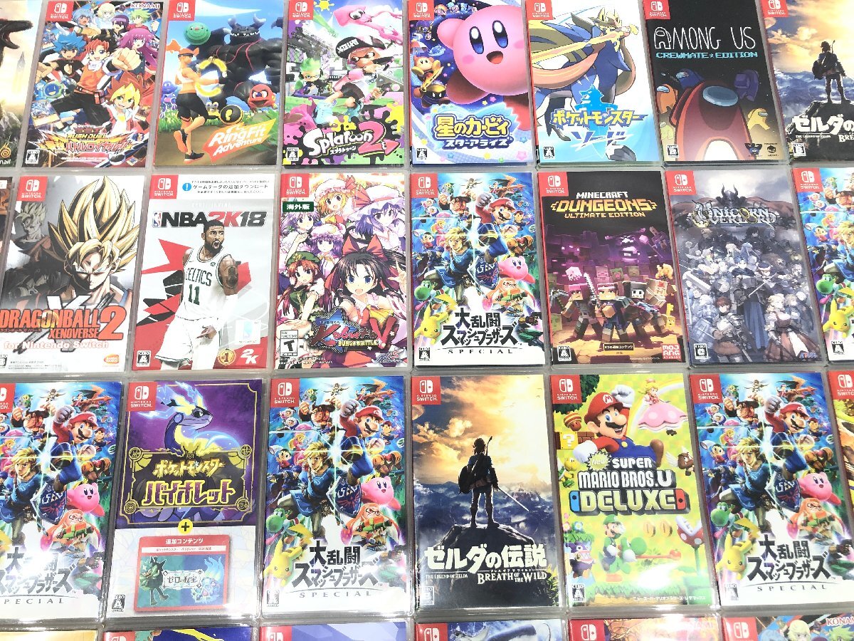 ◇【12】ジャンク品 Nintendo Switch/ニンテンドースイッチ ソフト59本