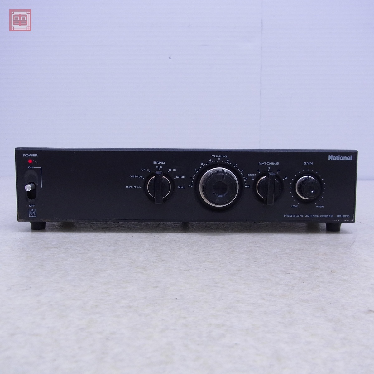 ナショナル RD-9830 プリセレクティブアンテナカップラー 元箱付