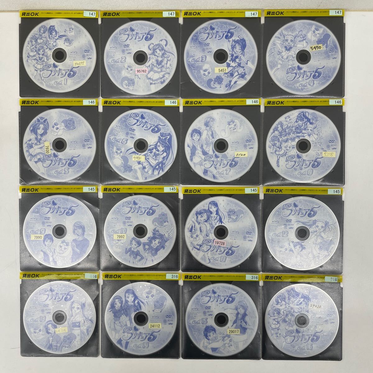 DVD yes!プリキュア5 全16巻+yes!プリキュア5 GoGo! 全16巻 計32巻