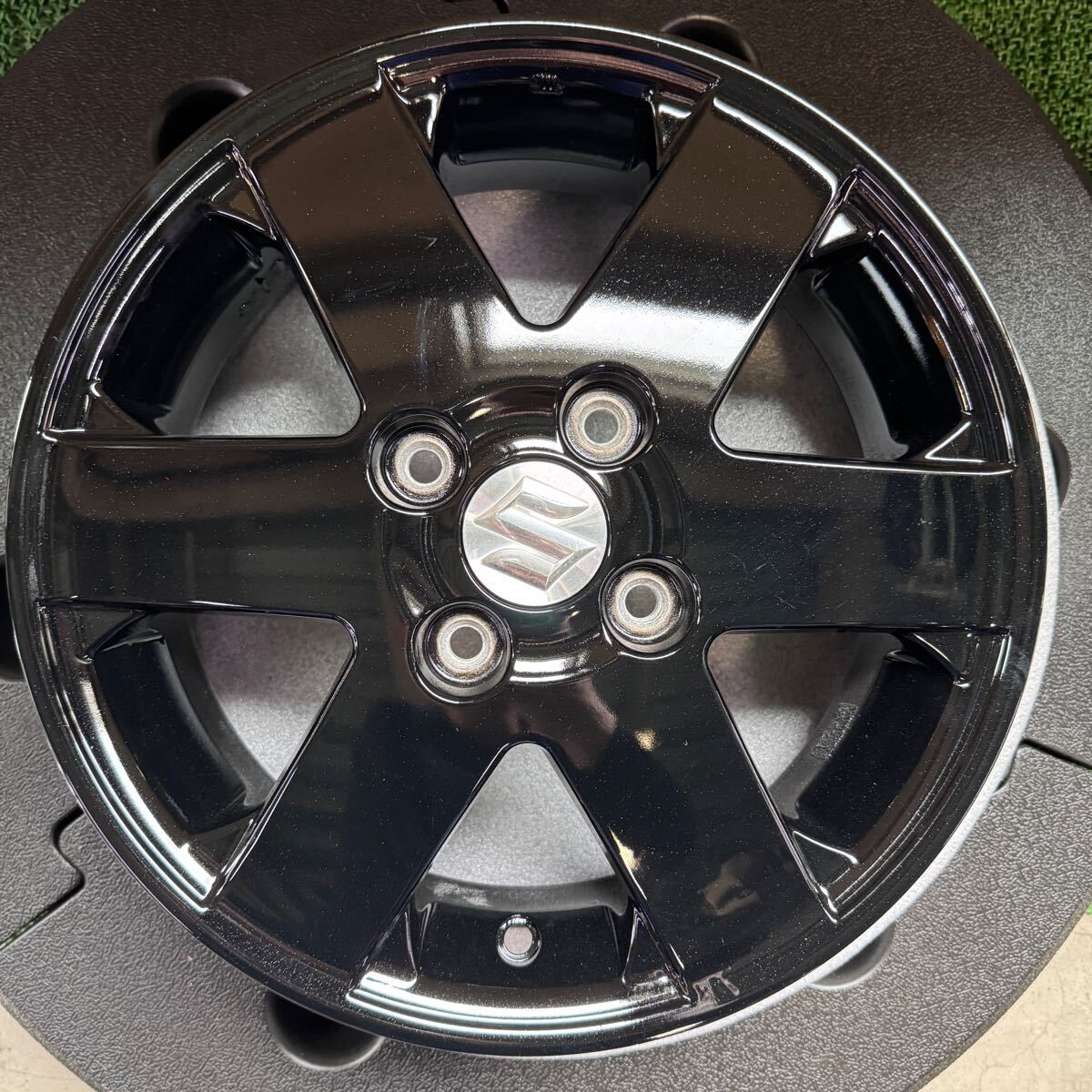 スズキ純正ホイール　ENKEI製　14インチ 中古】ENKEI製 スズキ 軽自動車用 ワゴンRなど 純正アルミホイール 14