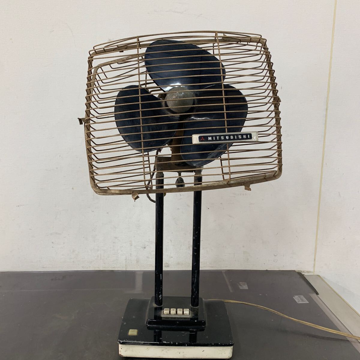062304.RM-10A.MITSUBISHI.角型.3枚羽根.扇風機.ひばり 三菱.お座敷扇
