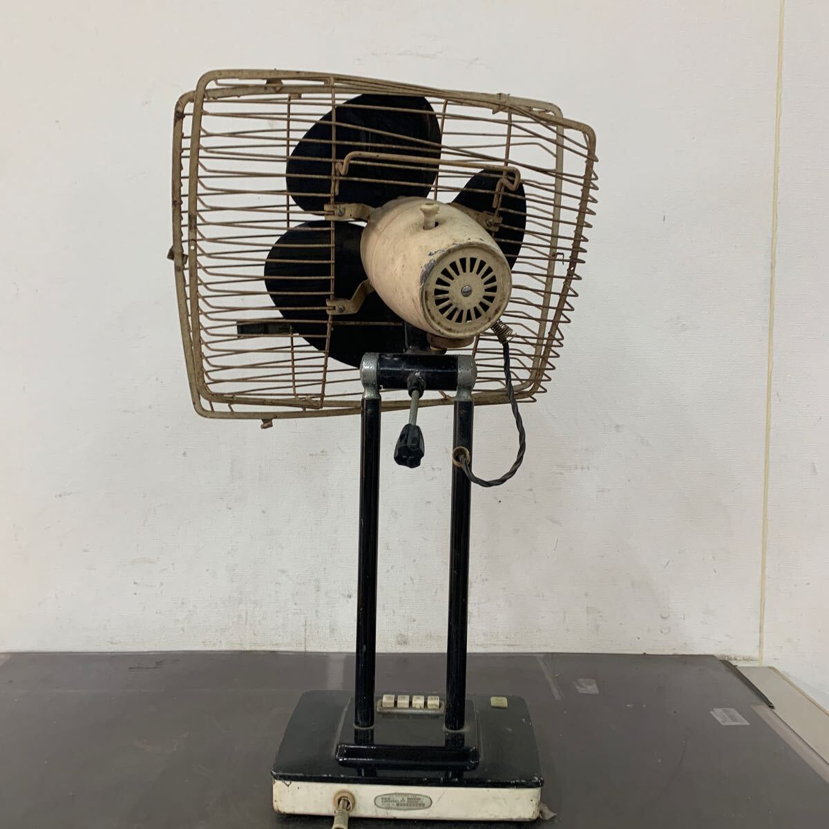 062304.RM-10A.MITSUBISHI.角型.3枚羽根.扇風機.ひばり 三菱.お座敷扇