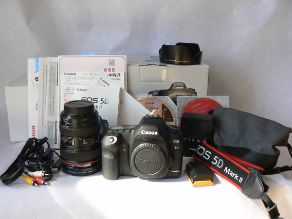 キヤノン Canon EOS 5D MarkⅡEF24-105 L IS USM Kit 中古美品