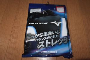*新品 ミズノ バイオギア アンダーシャツ ローネック 半袖 12JA1C3114 ネイビー O MIZUNO