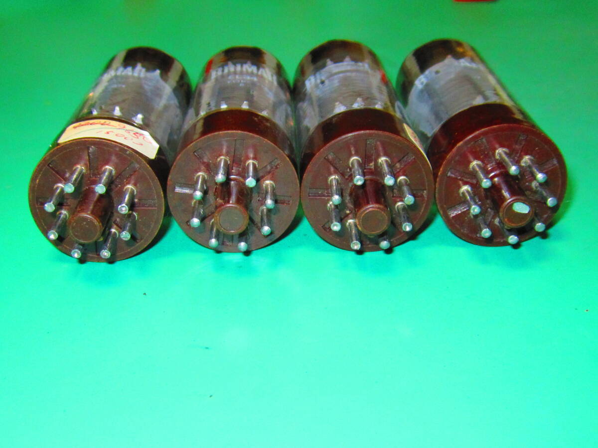 英国BRIMAR：EL-34クワッド（特性揃え４本組）エージング処理済の通電時間僅少のビンテージ管の逸品_2
