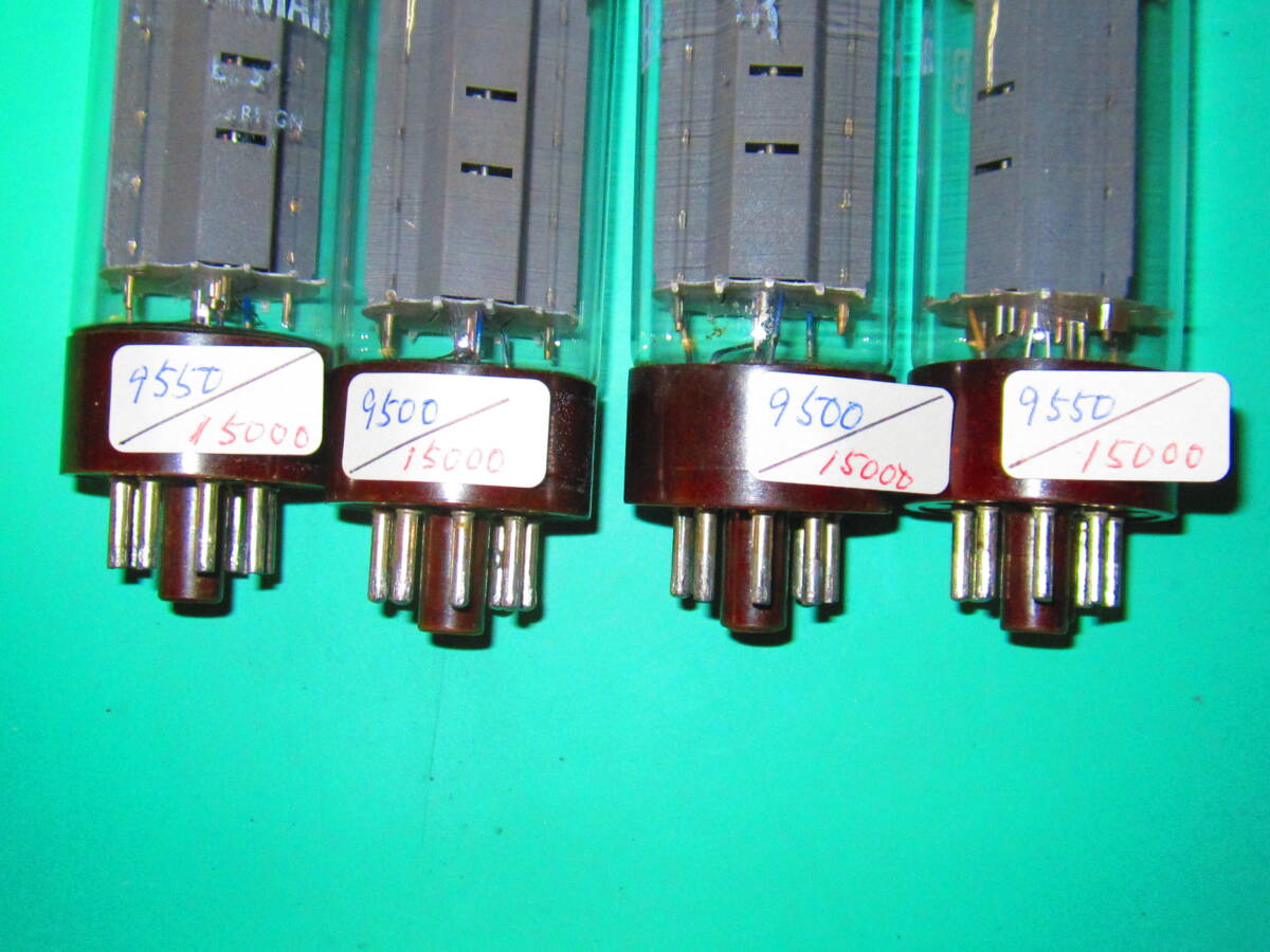 英国BRIMAR：EL-34クワッド（特性揃え４本組）エージング処理済の通電時間僅少のビンテージ管の逸品_8