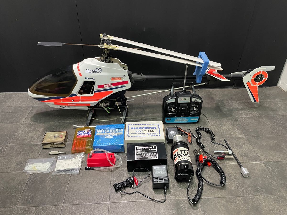 JRエルゴ30 ラジコンヘリ プロポ 現状渡し品】JR PROPO Ergo 30 ラジコン エンジン ヘリコプター プロポ
