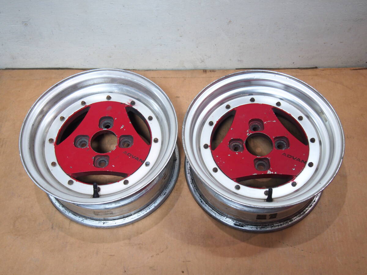 アドバン ADVAN A3A 14インチ 6J +6 PCD 114.3 中古2本 SSR ロンシャン