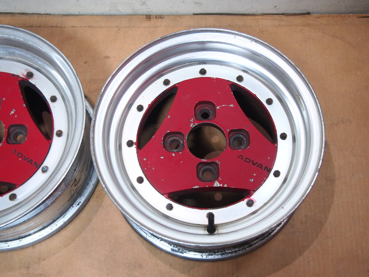 アドバン ADVAN A3A 14インチ 6J +6 PCD 114.3 中古2本 SSR ロンシャン