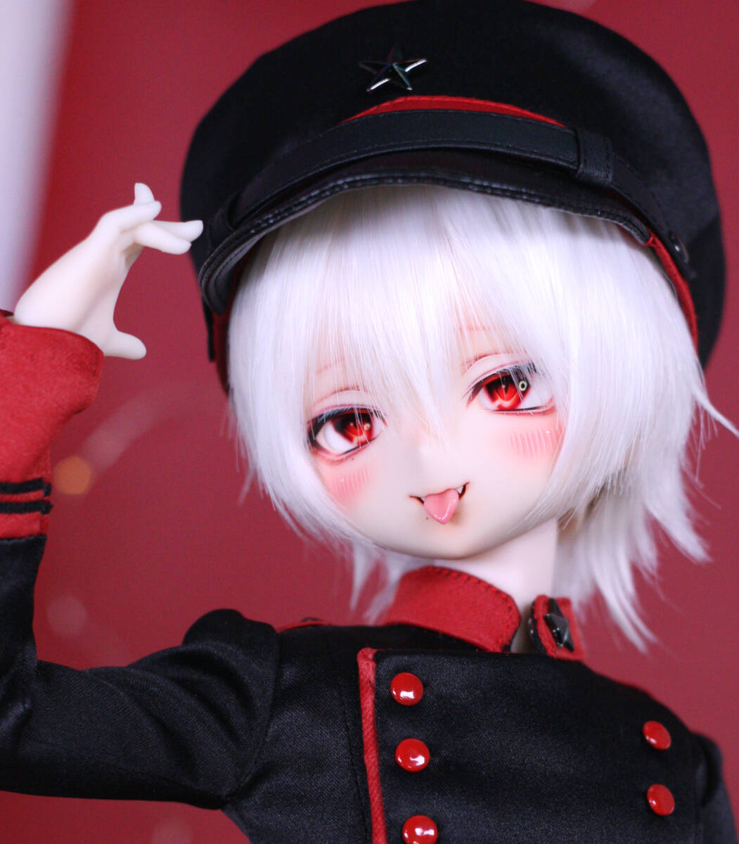 ぴぴぴ]DDH-01（セミホワイト肌）カスタムヘッド※難あり ＋舌パーツ3種