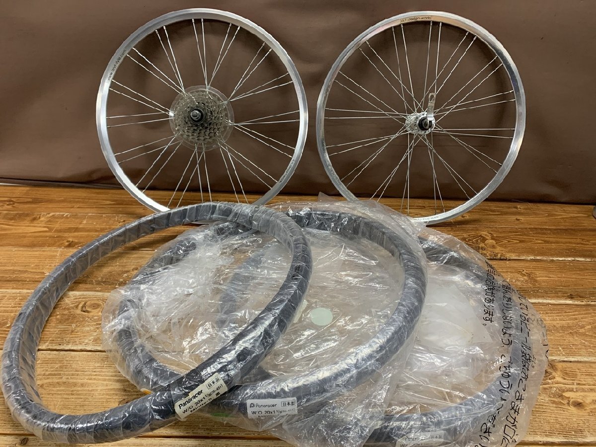 W5-2108】a.n.design works JOY TECH 20インチ 7s ホイール 前後セット 
