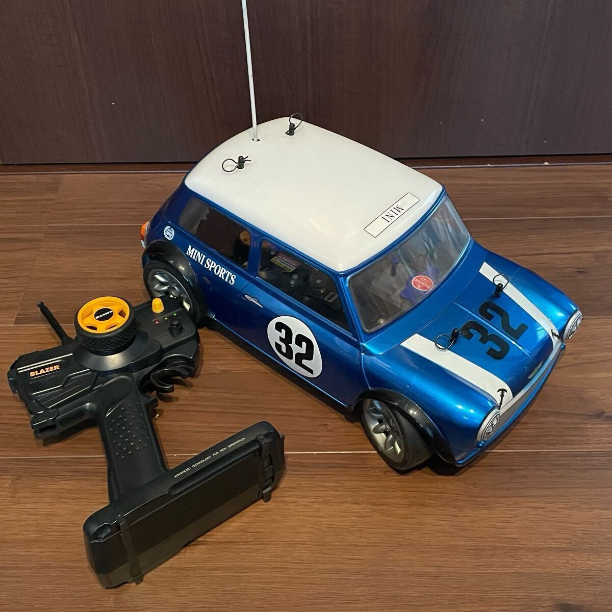 エンジンラジコンミニクーパー 未使用,保管品】TAMIYA タミヤ ミニクーパー 1/10 ラジコン エンジン