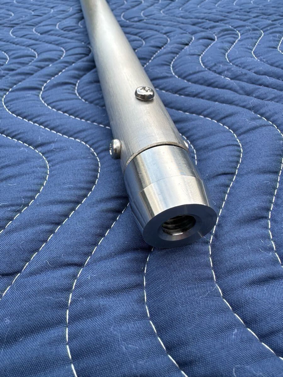 ギャフの柄 1.4m オールステンレス ランディング 玉の柄 タモ 船釣り 磯釣り 柄 ギャフ ハンドメイド 大型魚用 リリース ボートフックに_6