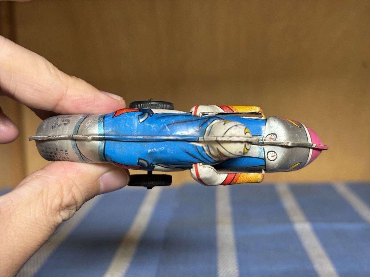タカトク 月光仮面 ブリキ バイク オートバイ 当時物 ビンテージ 1円