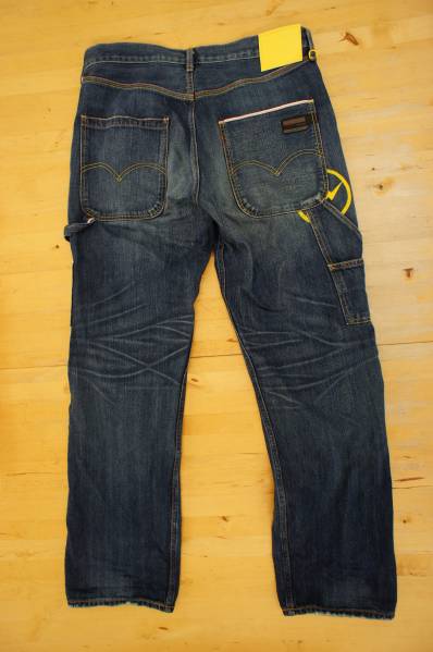 ★Levi's x Fenom★ペインター*W36*稲妻マーク*ほぼ新品*黄色