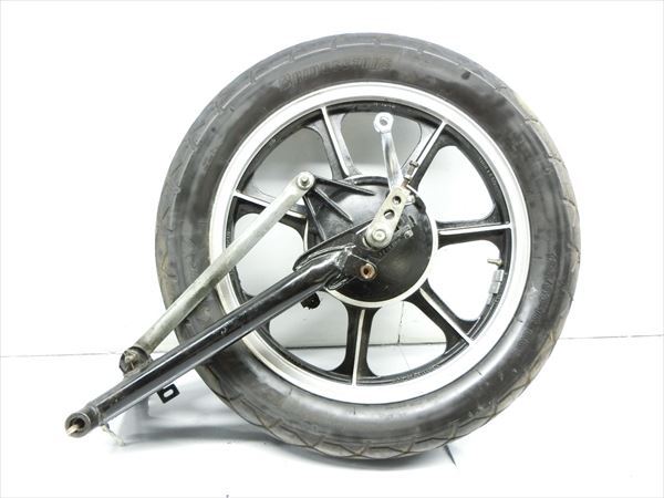 販売正本 ε1099-68 カワサキ Z400J 純正 R ホイール タイヤ 一式