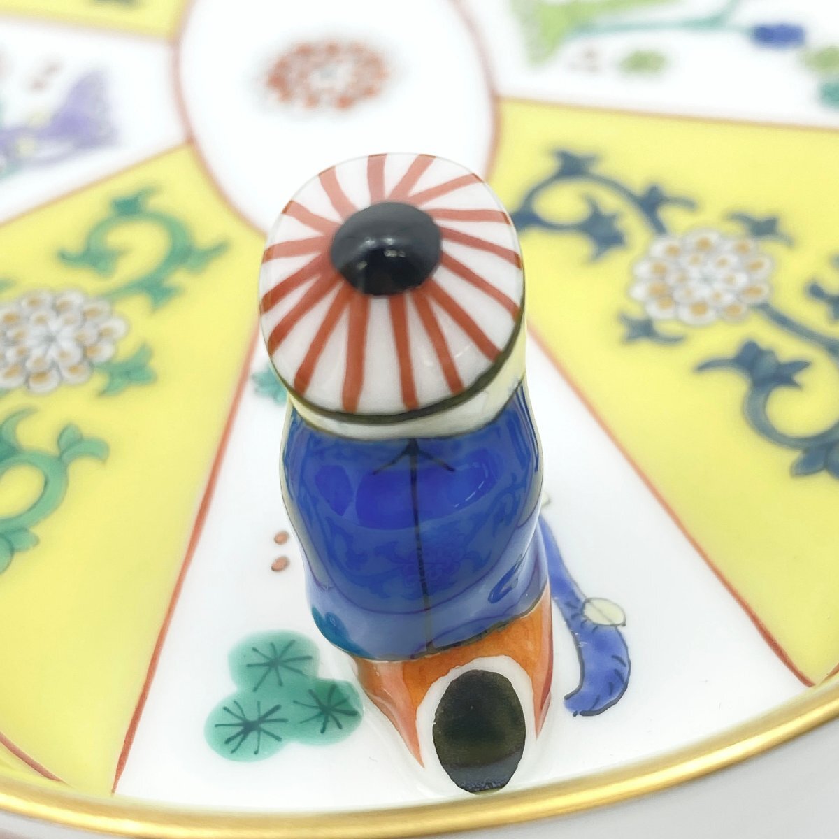 HEREND ヘレンド シノワズリ 西安の黄（SJ）ウェーブディッシュ